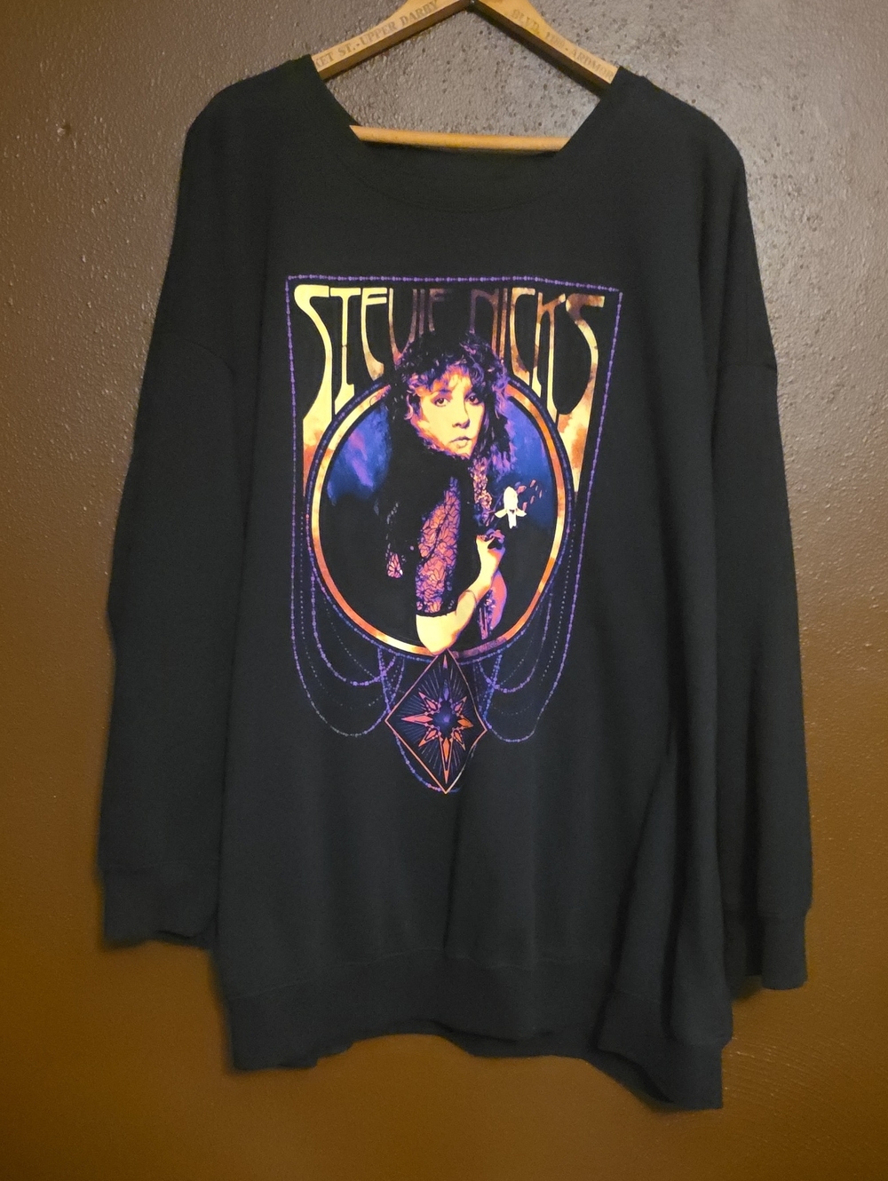 Steve Nicks Black Graphic Sweatshirt 4XL